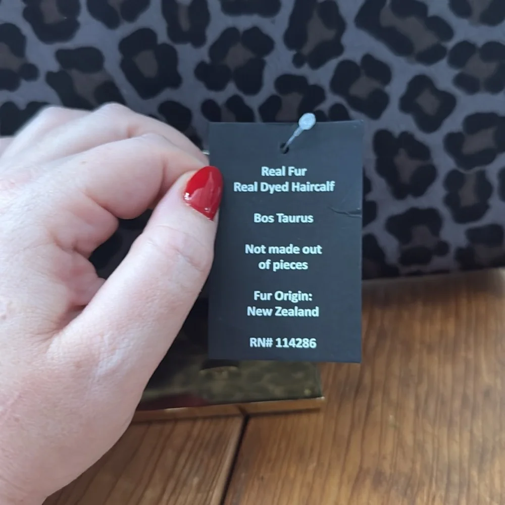 Aquatalia Leopard Clutch